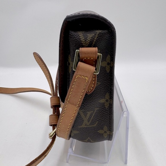 Auth Louis Vuitton Brown Monogram LV Saint Cloud Crossbody Bag PM Vintage - Picture 5 of 16
